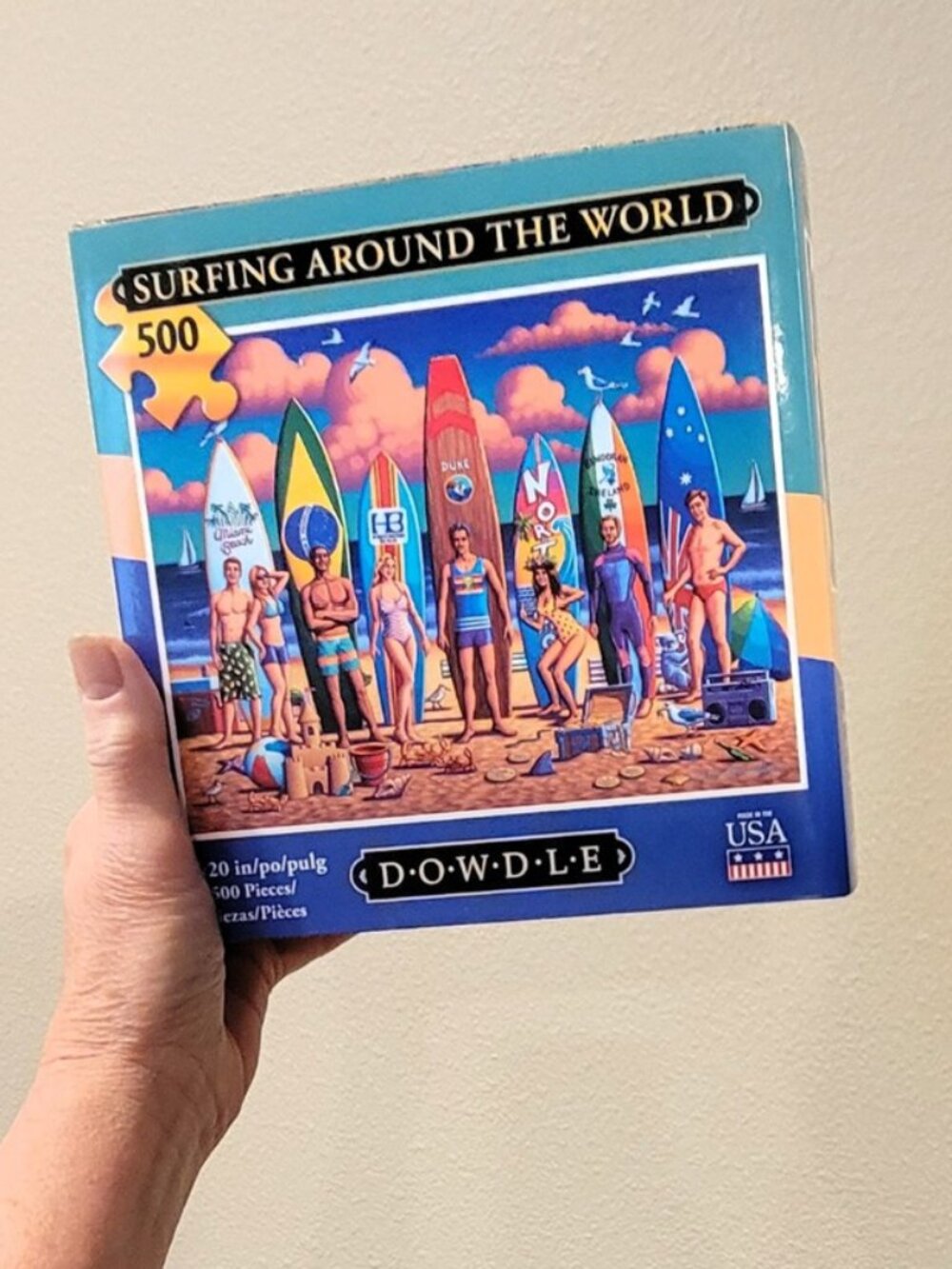 Dowdle SURFING AROUND THE WORLD Puzzle 500 pieces